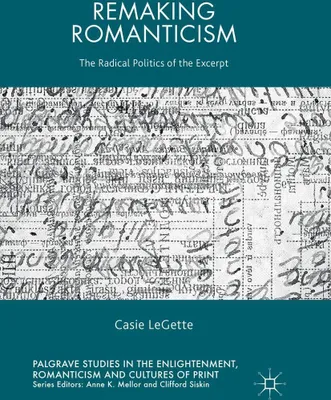 Produktbild von Remaking Romanticism