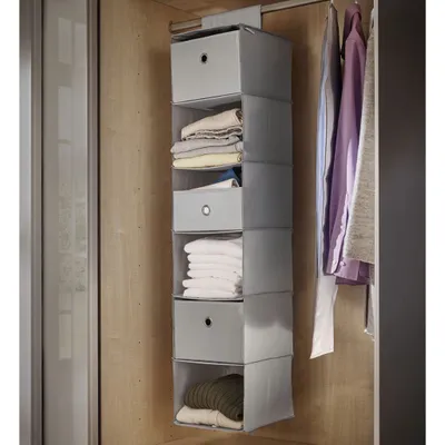 Obrázok produktu pre Leifheit Závesný vešiak na oblečenie sivý 30x30x125 cm 80004