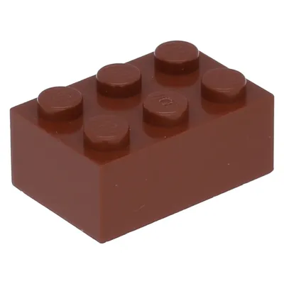 A single LEGO brick on a white background.