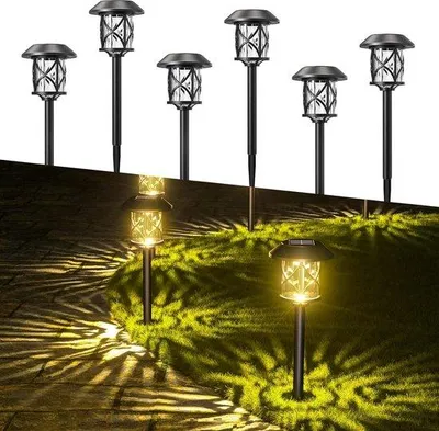 Produktbild von Solare Gartenleuchten 6 Stück 3200K IP65 wasserdicht für Terrasse
