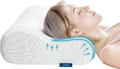 Produktbild von Nackenkissen ergonomisch, höhenverstellbar, viskoelastischer Schaum, für Seitenschläfer