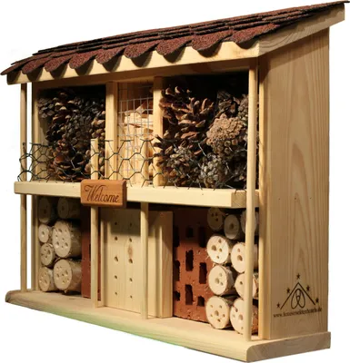 Produktbild von Luxus-Insektenhotel Bausatz "Landhaus Komfort"