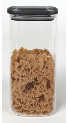 Produktbild von 8x Vorratsglas 1,6L Transparent Gefäße Boxen Behälter Aufbewahrung Müsli Nudeln