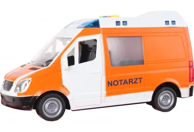 Zdjęcie produktu dla Toi-Toys - Zabawkowy samochód - karetka pogotowia ratunkowego ze światłem i dźwiękiem dla dzieci z syreną