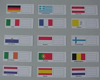 Produktbild von KOBRA 10x Länderschildchen Luxemburg