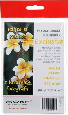 Productafbeelding van Armor M10550, Lesk, 260 g/m², 10 x 15 cm, 20 stuks