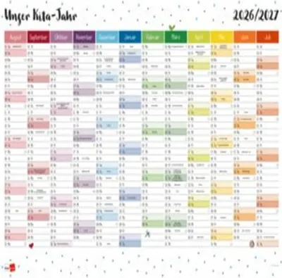 Immagine prodotto di Calendario da parete: L'anno dell'asilo nido 2026/27