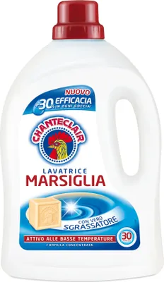 Produktbild von Flüssigwaschmittel für Waschmaschine mit Marseille Seife 1350ml 30w | Chante Clair