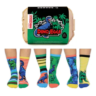 Produktbild von Dino Eier Oddsocks Socken in 30,5-39 im 6er Set