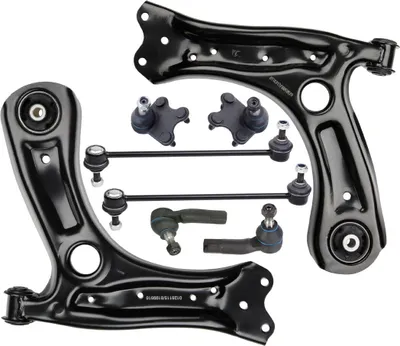 Produktbild von RIDEX 772S0735 Querlenker Reparatursatz für VW Polo Schrägheck (6R1, 6C1) Vorne Vorne Rechts Vorne Links
