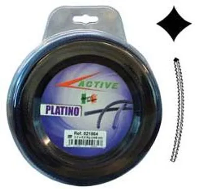 Image de Fil de nylon professionnel Fil de trimmer 2,7 mm en dents de scie Rouleau de 15 m