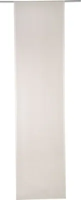 Produktbild von Flächenvorhang - Elfenbeinfarben - 60 x 245 cm - Komplettset