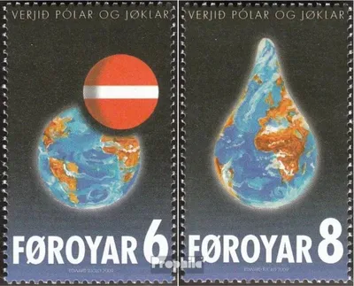 Produktbild von Briefmarken Dänemark - Färöer 2009 Mi 667-668 (kompl.Ausg.) postfrisch Schutz der Polargebiete