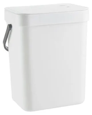 Image de Composteur de 3 litres - Poubelle pour déchets de cuisine - Poubelle suspendue - Plastique durable - Facile à nettoyer - Design élégant