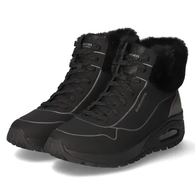 Produktbild von Skechers Damen Winter Boots/ High Sneaker/ Stiefeletten FALL SHIMMER Schwarz Synthetik Größe: 35