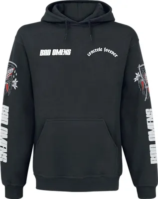 Produktbild von Bad Omens Kapuzenpullover Herren Reaper With Flowers schwarz M