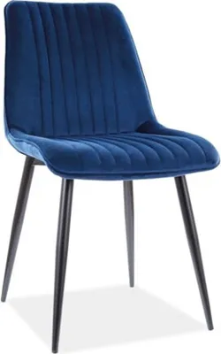Produktbild von Esszimmerstuhl Küchenstuhl Set Kim marineblau 4er Set