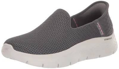 Productafbeelding van Skechers Handfrei Slip-ins Go Walk Flex-Relish sneaker voor dames, donkergrijs, maat 39