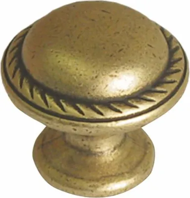 Produktbild von GG36 Knopf, Patina auf Messing