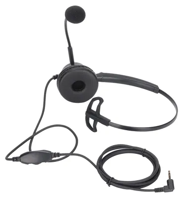 Image de Casque d'écoute professionnel H600, 2,5 VA, avec microphone et volume réglable