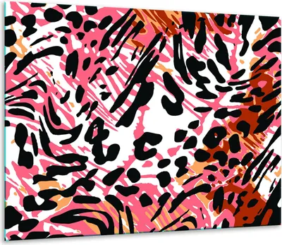 Produktbild von Herdabdeckplatten Glaskeramikkochfeld-Abdeckung Spritzschutz Glas 60x52cm Deko