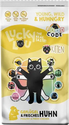 Produktbild von Lucky Lou Kitten Geflügel & Huhn 340 g