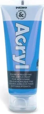Immagine prodotto di Vernice acrilica fine in tubo da 75 ml per pittura, vernice acrilica per poster per tela, 1 pz. Colore: blu ciano 501