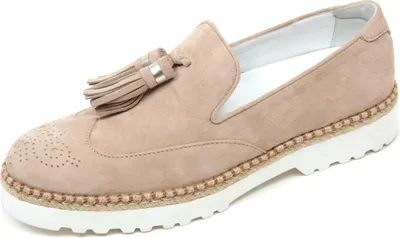 Produktbild von C8078 mocassino donna HOGAN H311 pantofola nappine beige slip on shoe woman