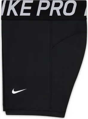 Produktbild von Nike Pro Kids Kinder Short Girls BLACK/WHITE XS