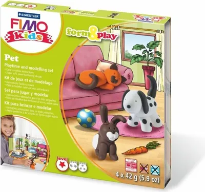 Produktbild von Staedtler FIMO Kids Form&Play Set Haustiere - 1 Stck