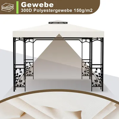 Produktbild von SWANEW Ersatzdach für Garten-Pavillon 3x3M für Unterstand Dachplane Pavillondach