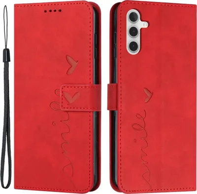 Produktbild von Samsung Galaxy S23 FE Hülle - Coverup Smile Klapphülle - Rot