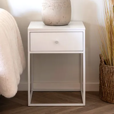 Produktbild von House Collection Nachttisch Dina Weiß