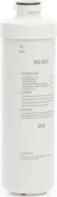 Produktbild von Naturewater RO-8CF-50G – Umkehrosmose Membran mit 50 GPD 190 l/Tag, Ersatzmembran für Umkehrosmoseanlage, Osmosefilter, Wasserfilter für Trinkwasser