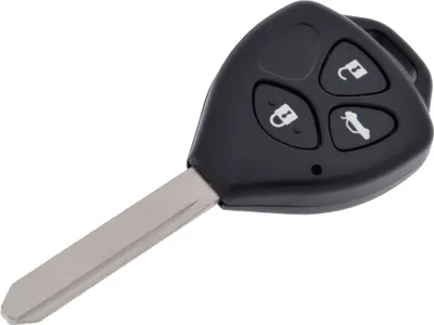Produktbild von Schlüsselgehäuse mit Rohling 3 Tasten passend für Toyota Auris Avensis (TOY05)