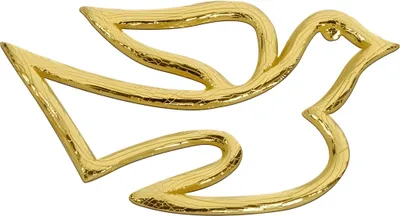 Produktbild von KNORR PRANDELL 218306013 Wachstaube 40 x 22 mm goldfarben
