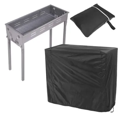 Obrázek produktu pro Ochranný kryt na gril, voděodolný, pro venkovní grily, rozměry 80 x 66 x 100 cm, vyroben z polyesteru sPolyuretanpovlakem