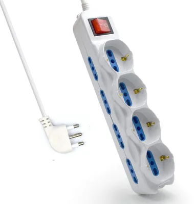 Produktbild von Ewent EW3929, 1,5 m, Drinnen, Typ L, Weiß, 16 AC-Ausgänge, 250 V
