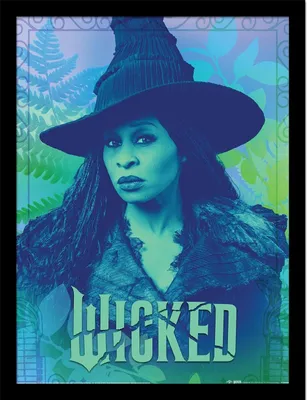 Image de Wicked - Poster encadré, Elphaba PM12485 (40 cm x 30 cm) (Coloré)