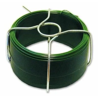 Immagine prodotto di Filo di acciaio plastificato - L 30 m - Ø esterno 1,4 mm - Verde