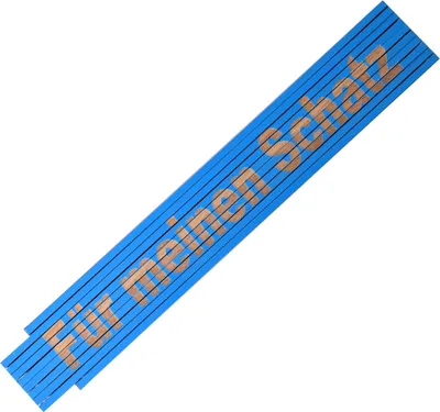 Produktbild von Zollstock Meterstab Für meinen Schatz,Blau
