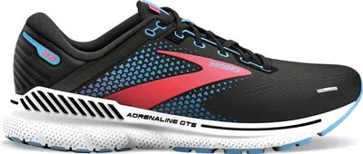 Produktbild von Brooks Adrenaline GTS 22 Damen Black/Lake Blue/Coral 37.5