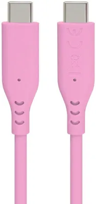 Obrázok produktu pre PremiumCord Silicone USB-C 60W 480Mbps Pink 1,5 m USB kábel