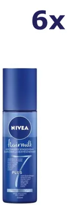 Produktbild von 6x Nivea Hairmilk Verzorgende Wonderspray voor Normaal Haar 200ML