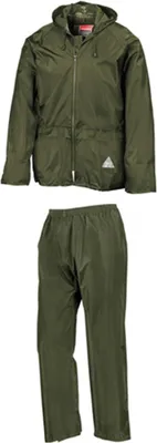 Image de Result - Ensemble veste et pantalon pour homme, imperméable BC7351 (XXL) (olive)