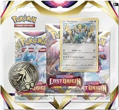 Obrázek produktu pro Pokemon Lost Origin: Regigigas 3-Pack Blister