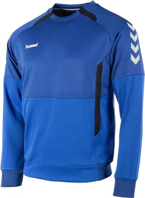 Produktbild von Hummel Authentic Top Round Neck Herren - Royal / Schwarz  | Größe: S