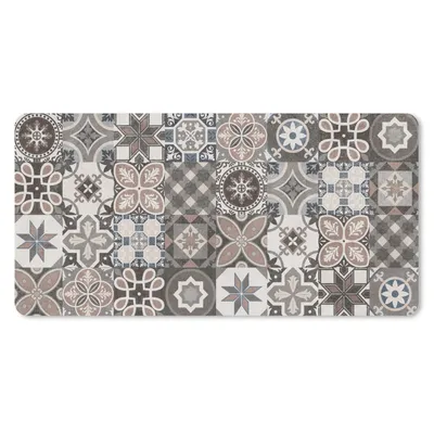 Produktbild von MuchoWow® Mauspad Mousepad Blumen - Figuren - Braun - Design 60x30 cm - Mousepads - Maus Mat - Pad - Mausunterlage - Nachhaltig