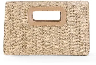 Productafbeelding van Solidchoice - Kleine Clutch Tas van Gevlochten Basten voor Dames