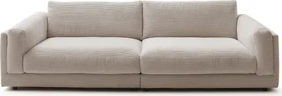 Produktbild von KAWOLA Big Sofa RAINA Cord taupe